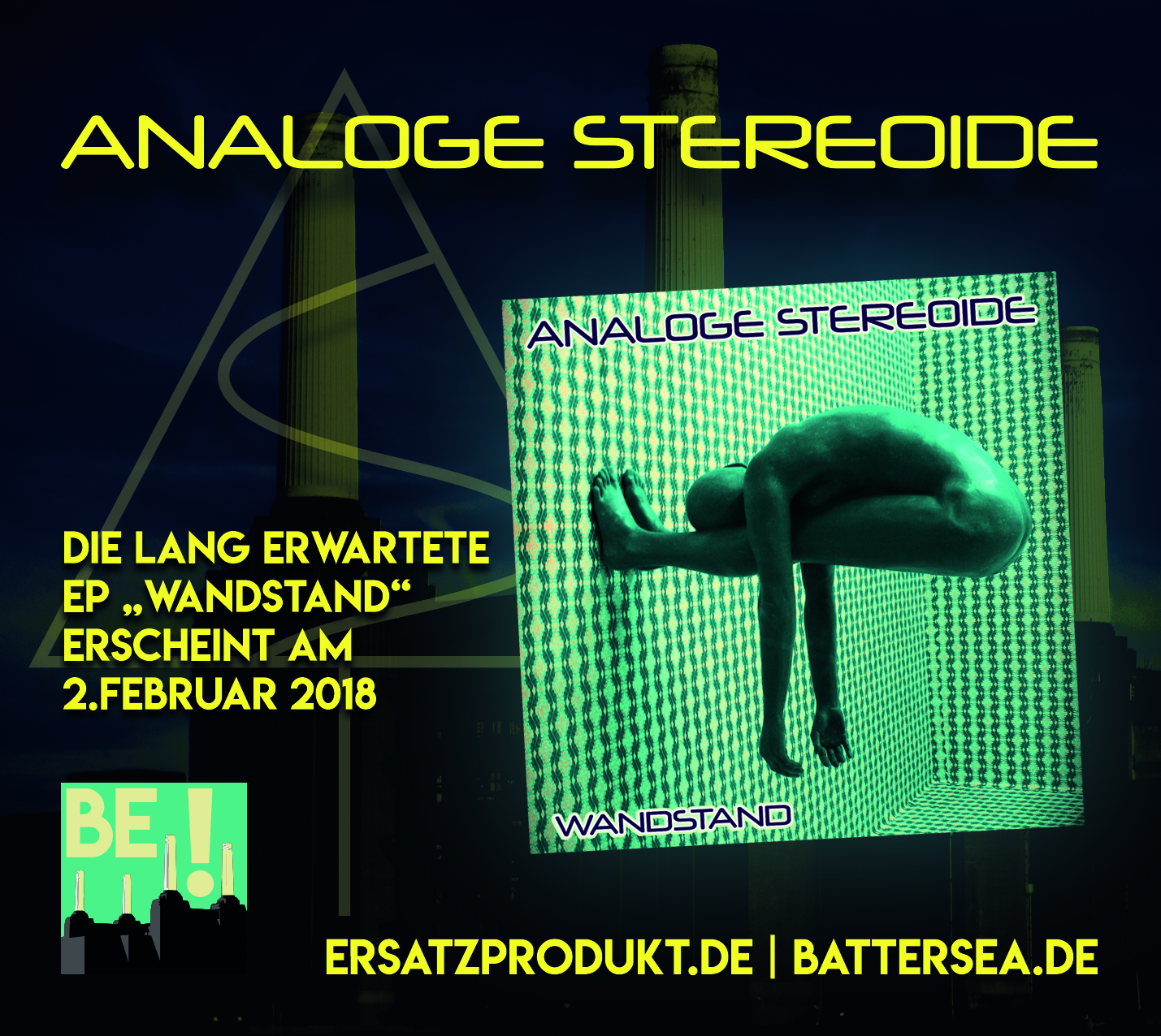 BE002: Analoge Stereoide EP „Wandstand“ im Februar