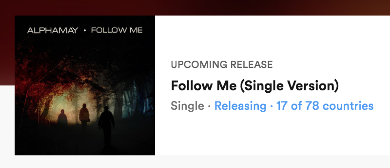 Der neue Alphamay Release „Follow Me“ hat begonnen